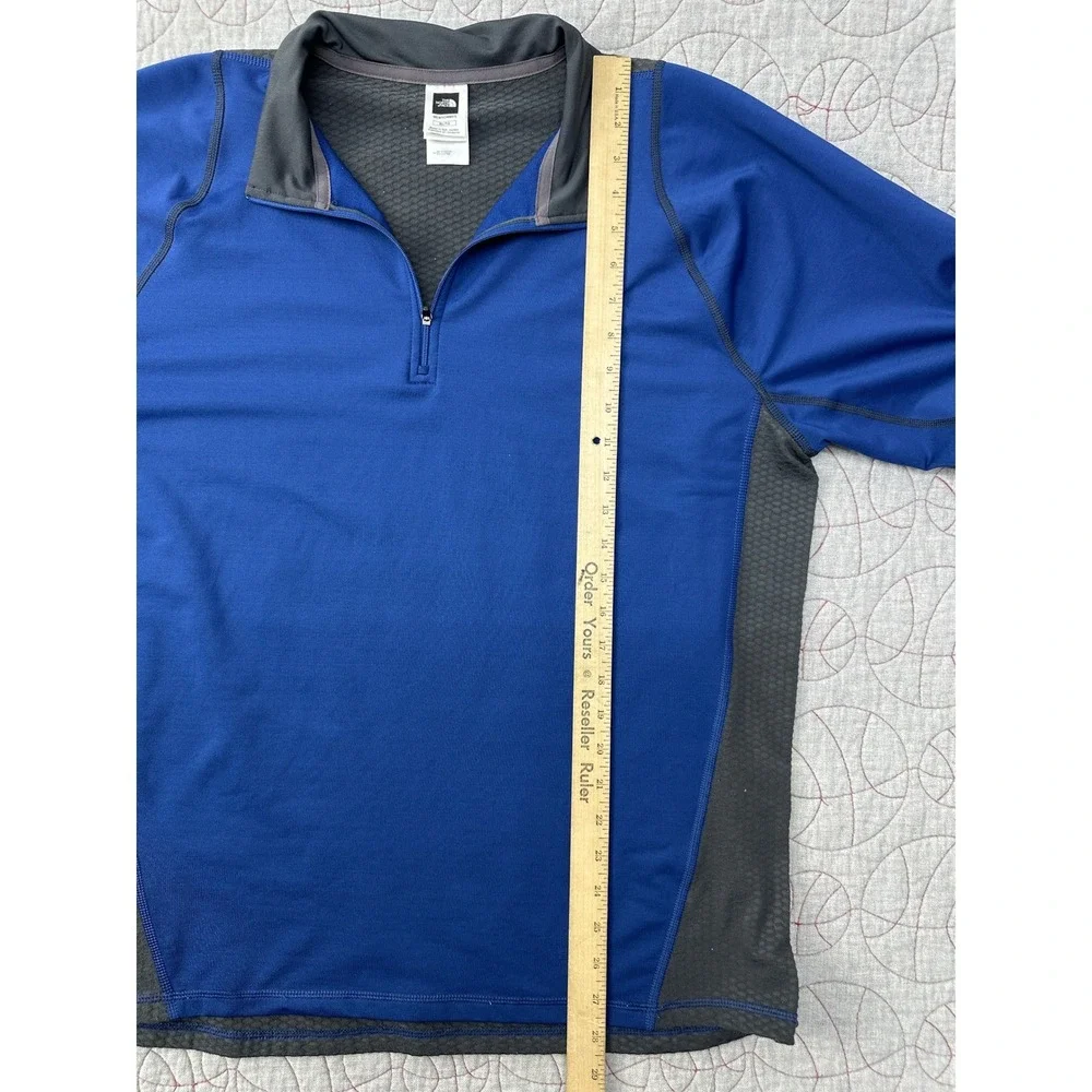 The North‎ Face 1/4 Zip Pullover Blue Flight Series VaporWick / Mens XL